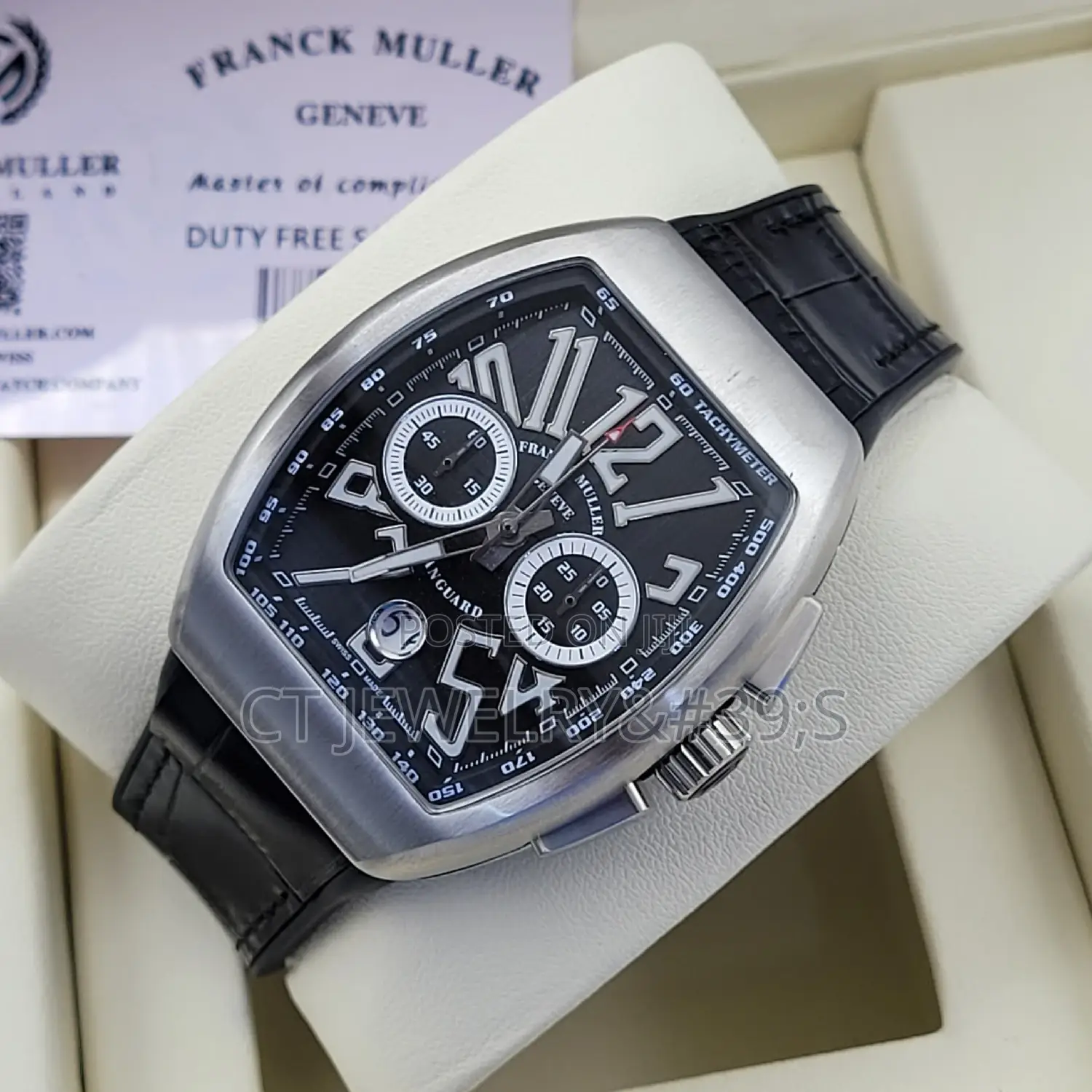 For Ur Quality Franck Muller Leather/Rubber Strap(Fitness)