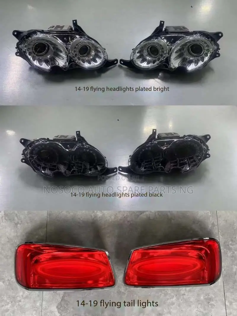 Front And Back Head Light Bentley Bentayga
