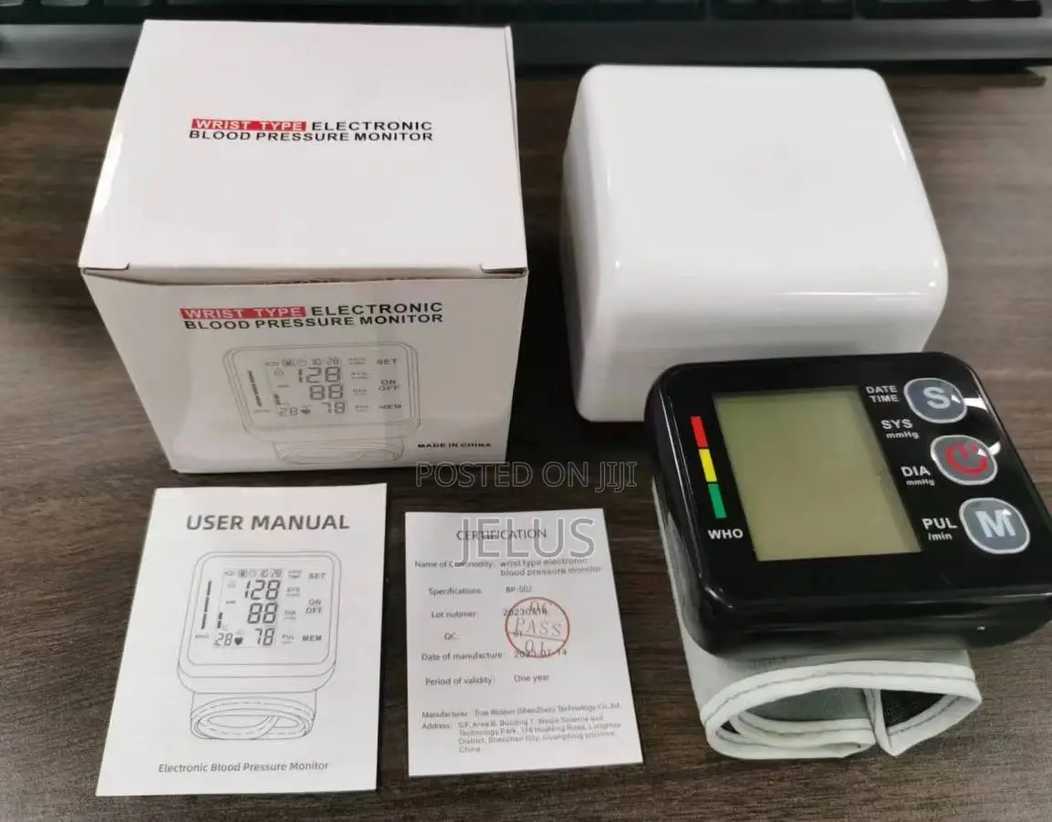Wrist Style BP Monitor With Voice Function/Broadcast