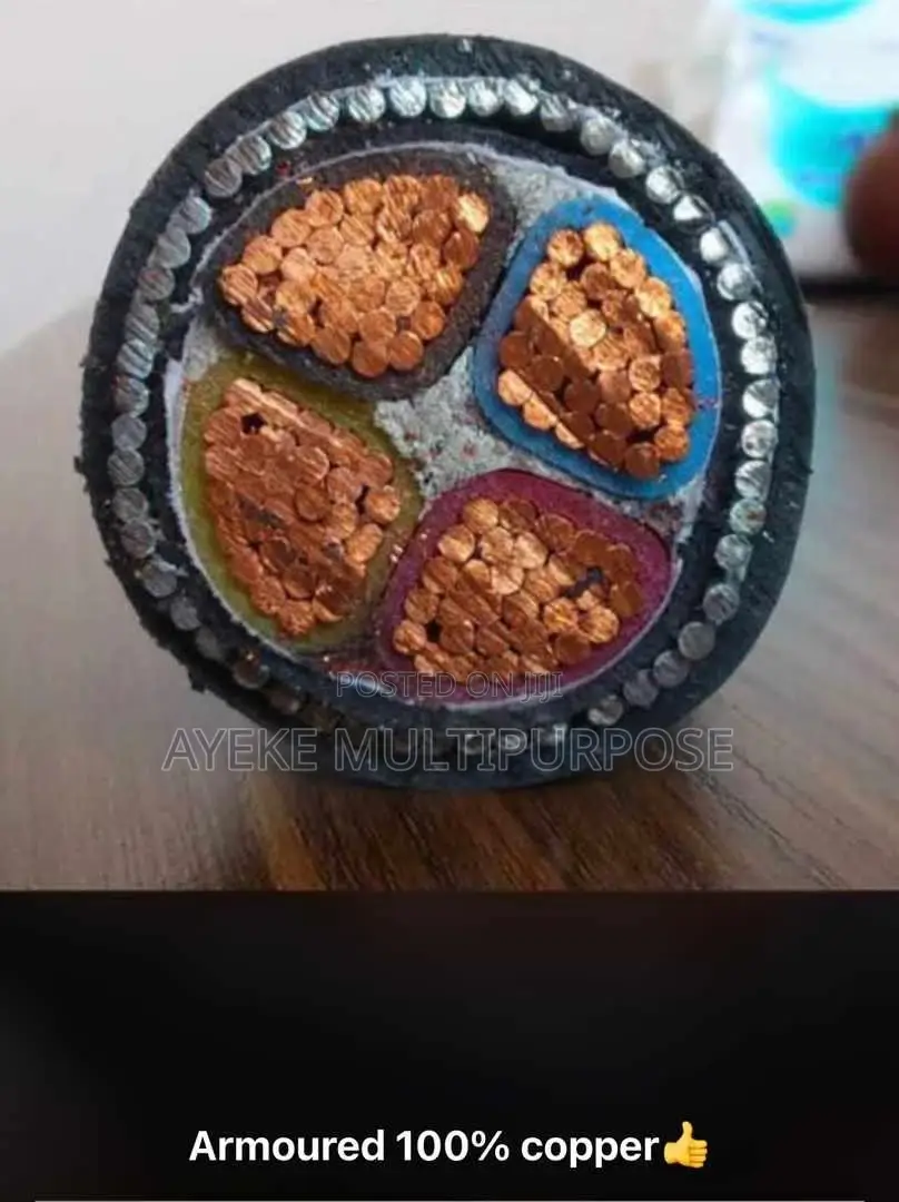 Pure Copper 150mm X 4core Armoured Cable