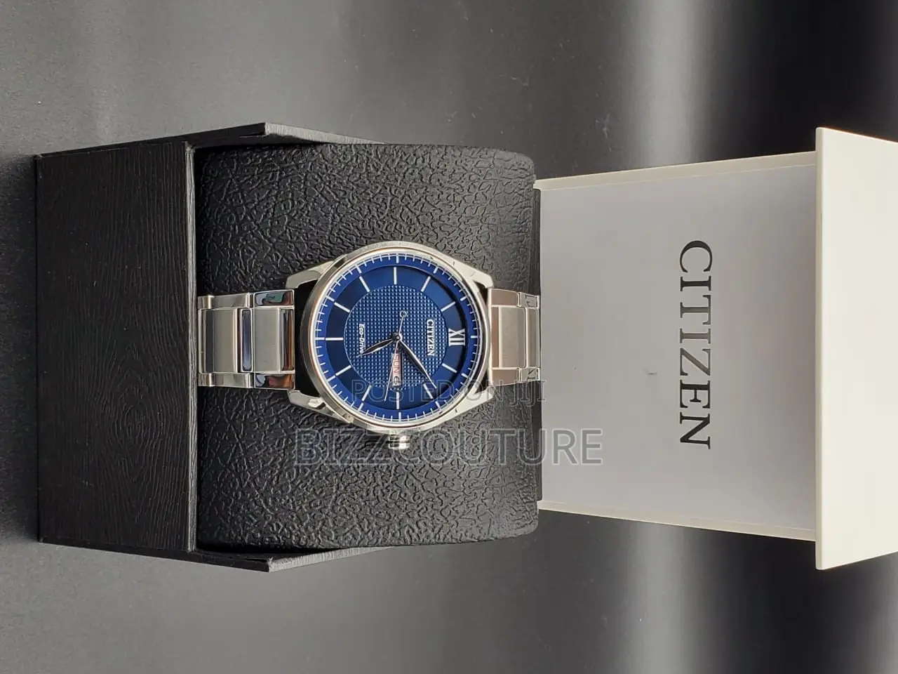 Original Citizen Timepiece Blue Dail Silver Chain Watch