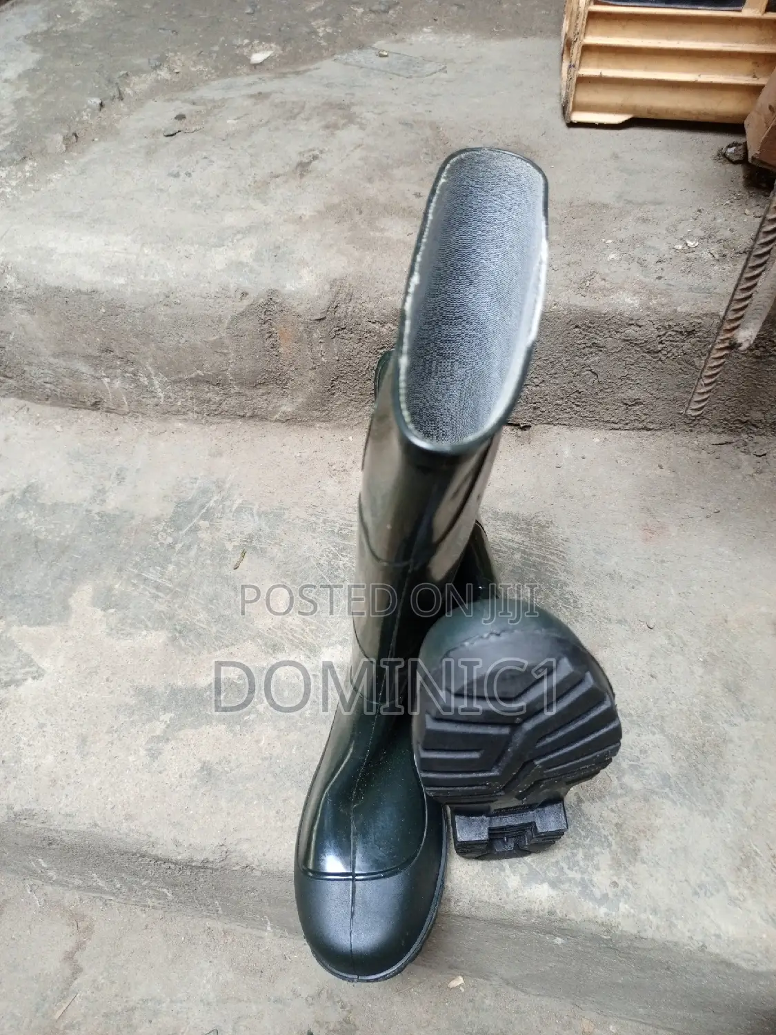 Green Rain Boot Ordinary