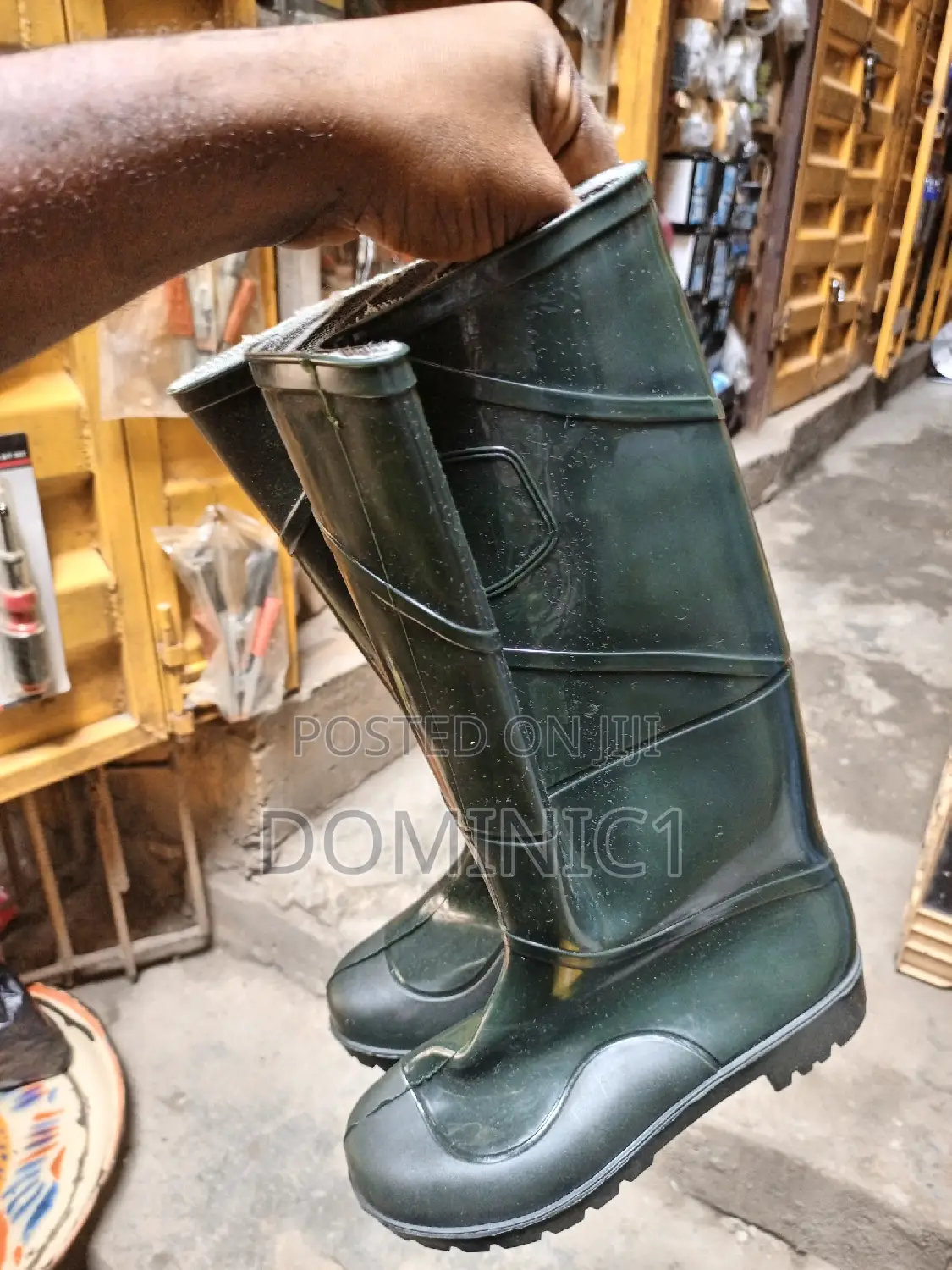 Green Rain Boot Ordinary