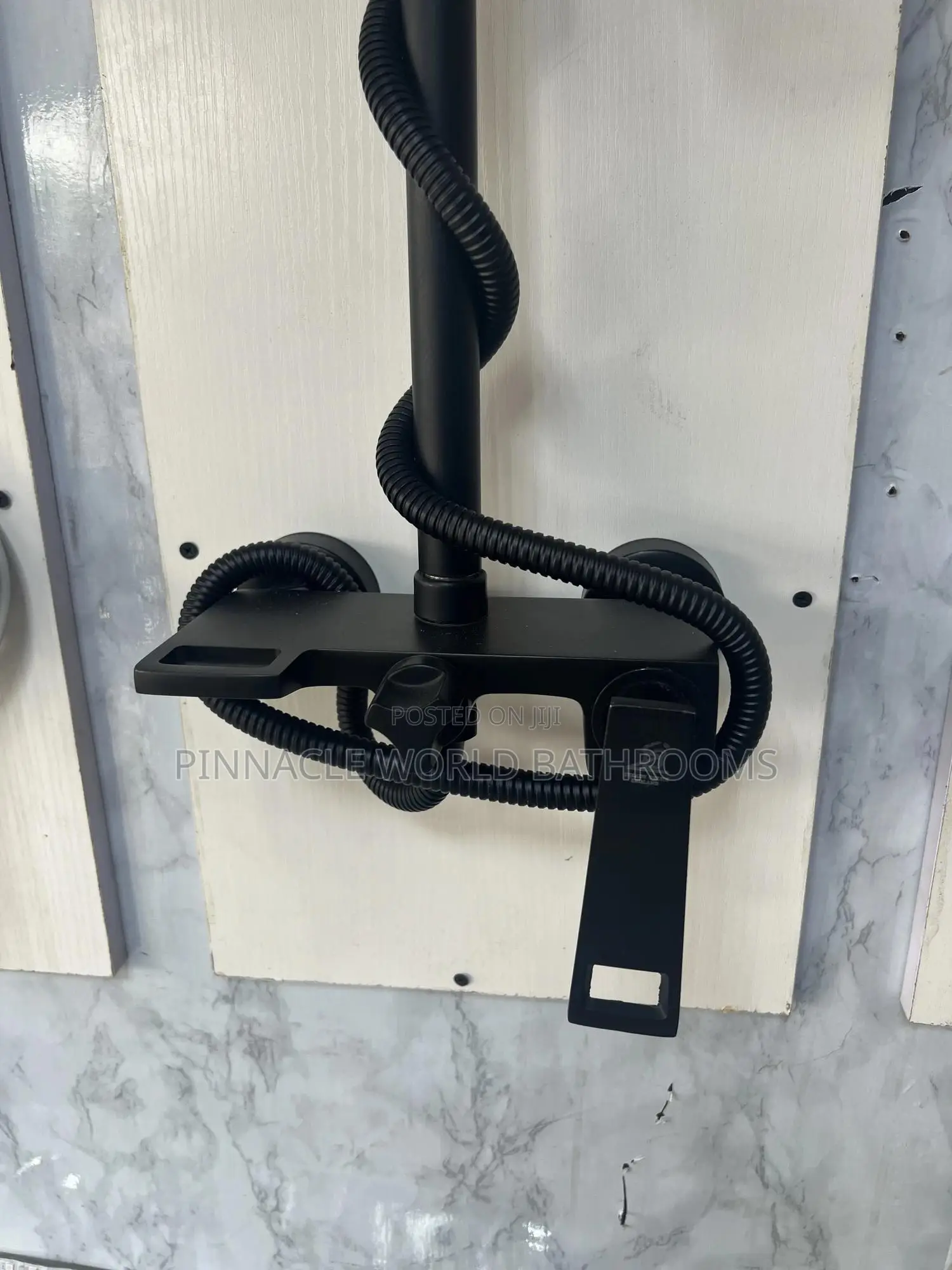 Luxury Black Standing Shower Set 007