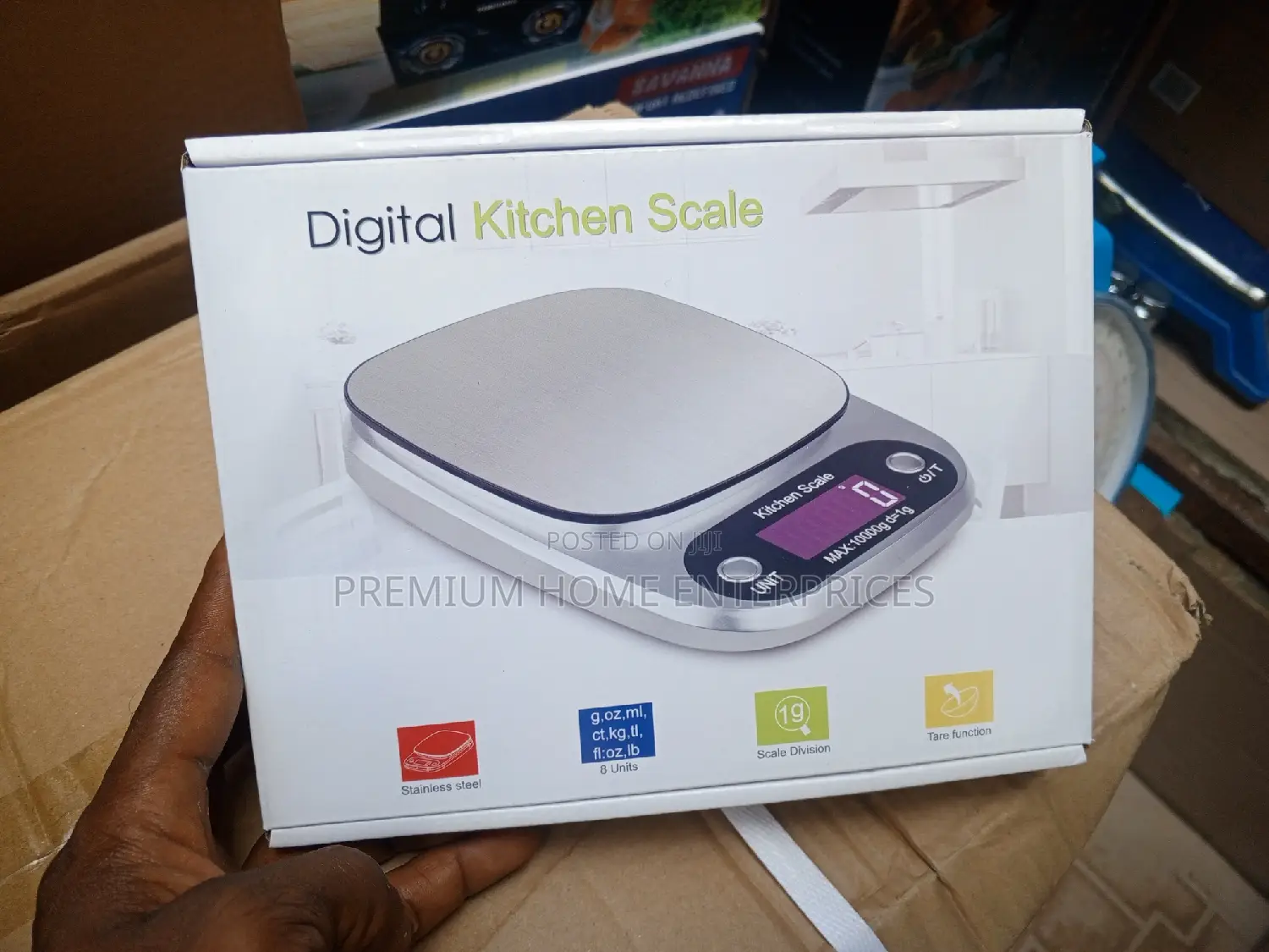 Stainless Steel Digital Kitchen Scale 10kg