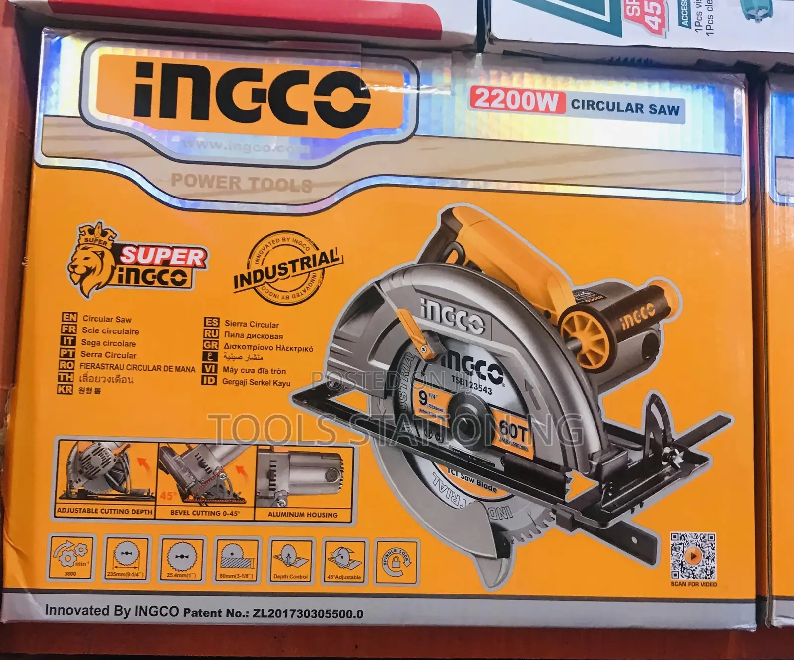 Circular Saw 9" 2200w