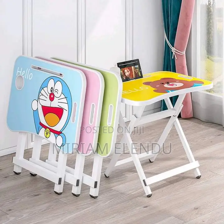 Kids Foldable Study Table and Chair Set