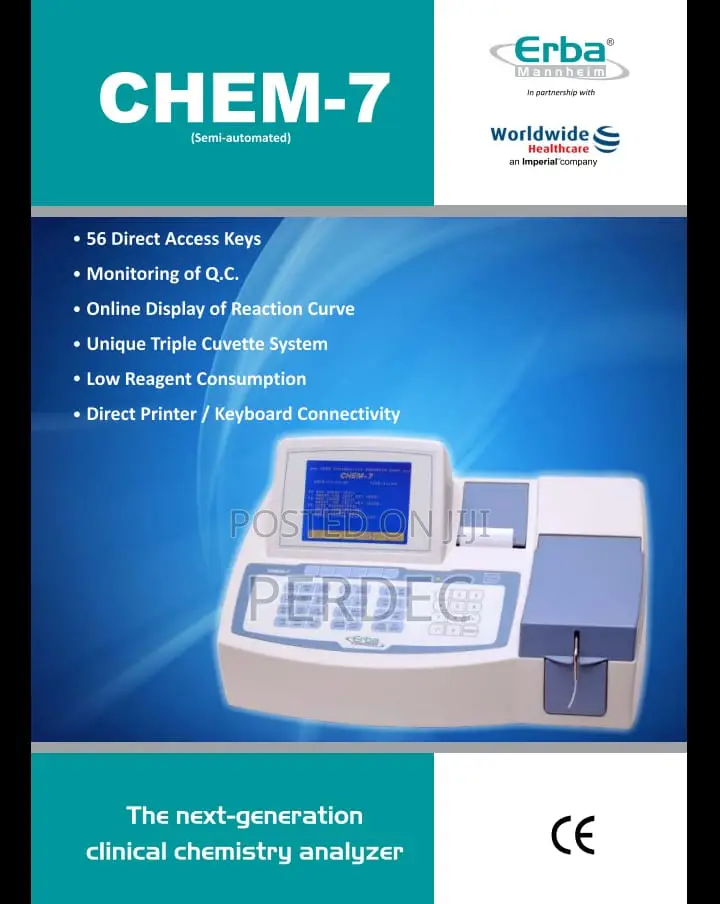Erba Chem 7 Chemistry Analyser.