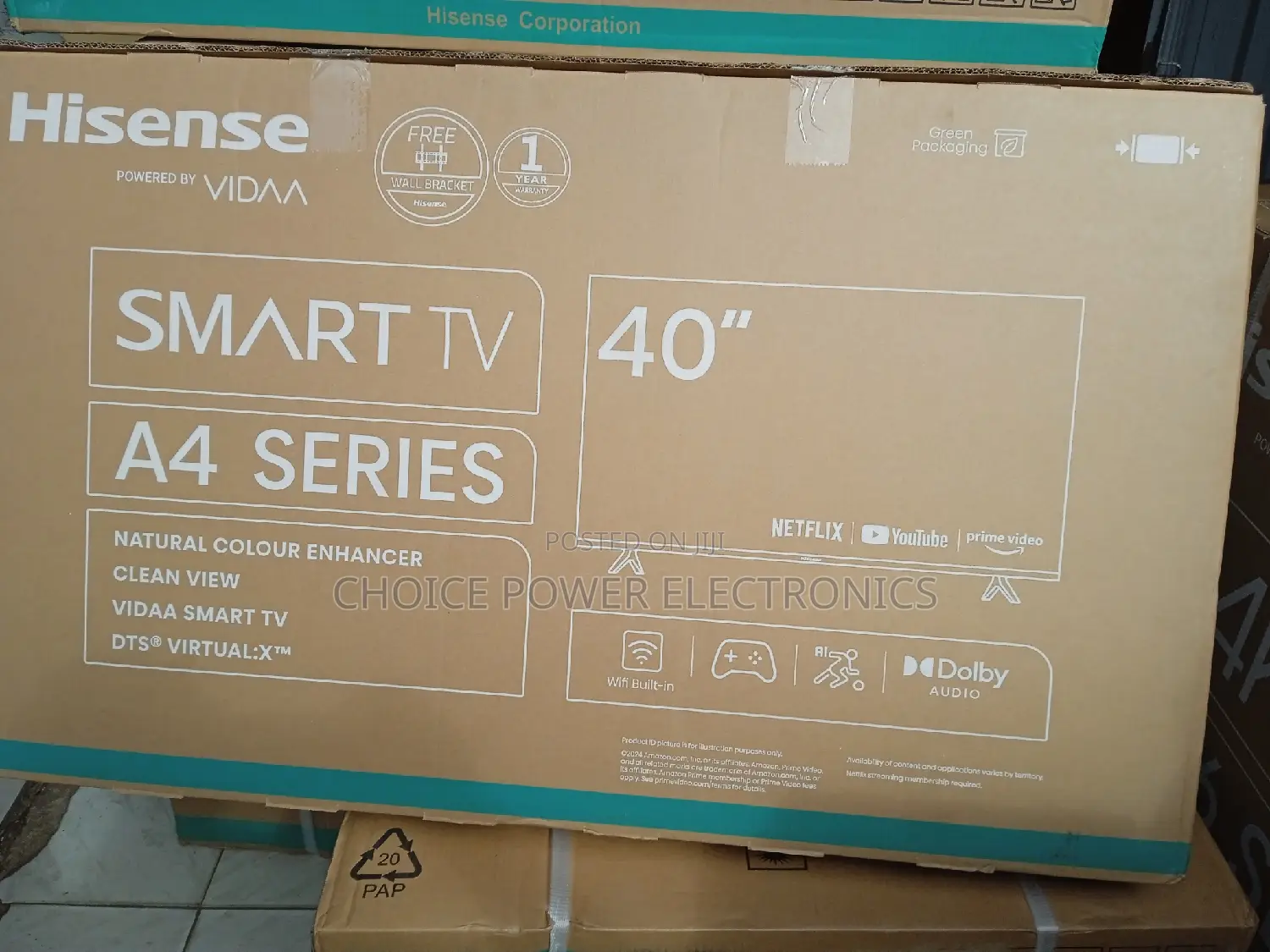 Original Fouani Hisense Smart TV 40a4k