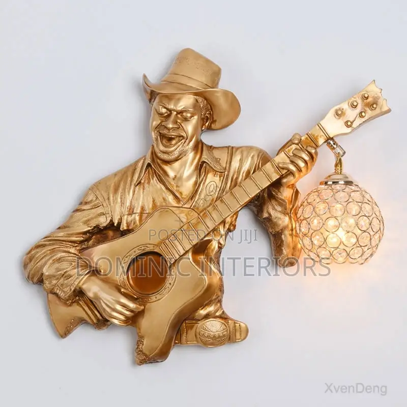 Vintage Guitar Singer Wall Lights