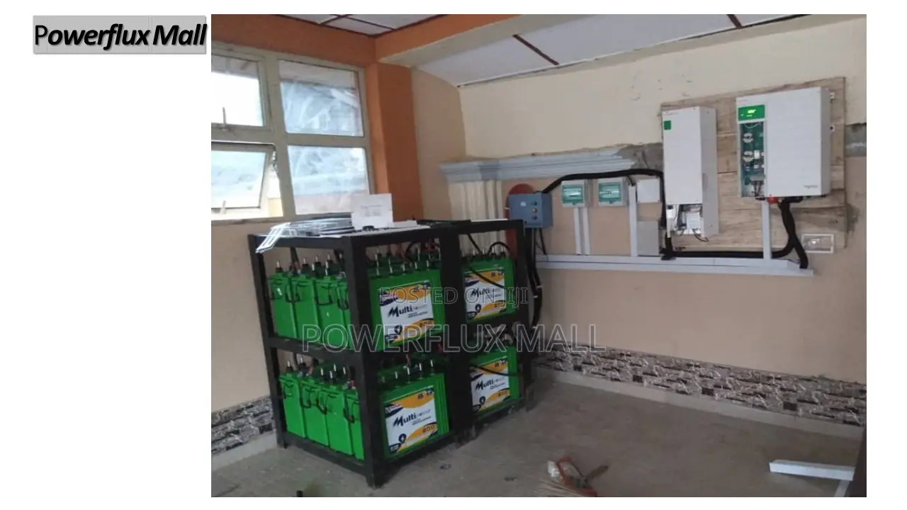 10kva/96v Solar Solution With 12 Batteries and 8 Solar Panel