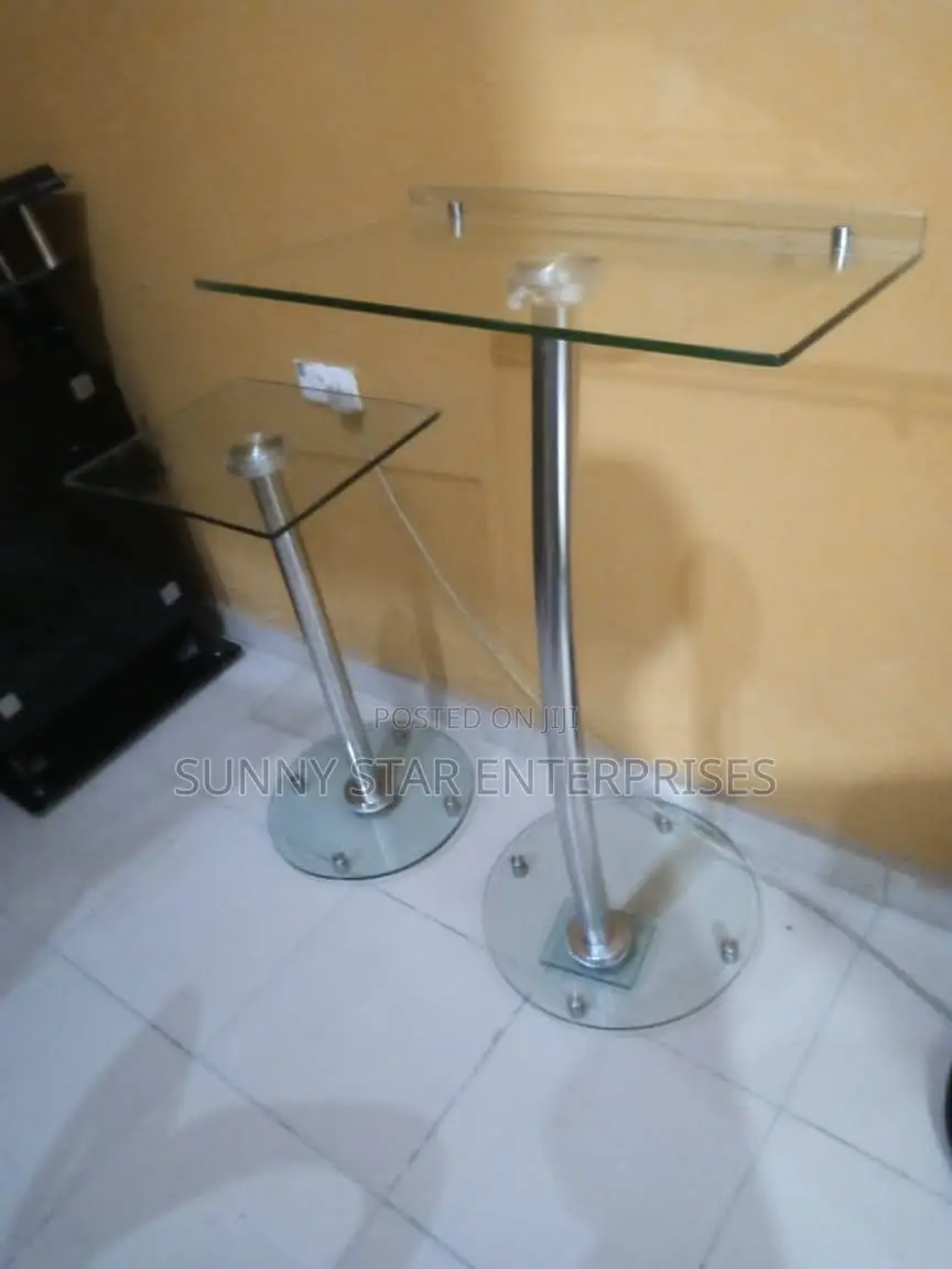 High Quality Thick Glass Single Pole Pulpit