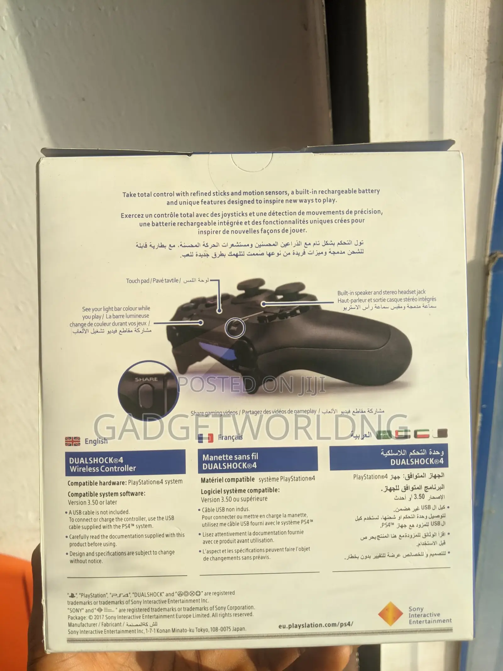 SONY Dualshock Ps4 Wireless Controller