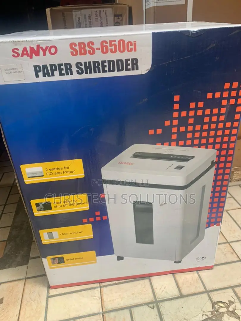 Sanyo Sbs 650 Ci Industrial Paper Shredder