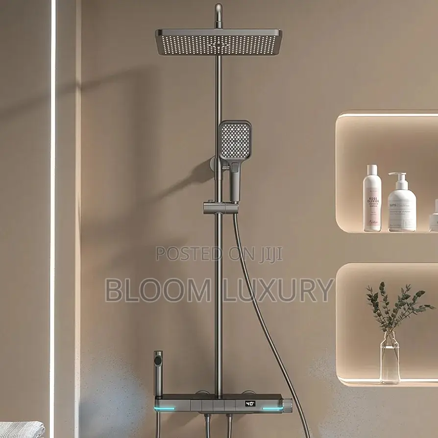 Thermostatic Digital Display 4 Kit, 30x20cm Shower Head