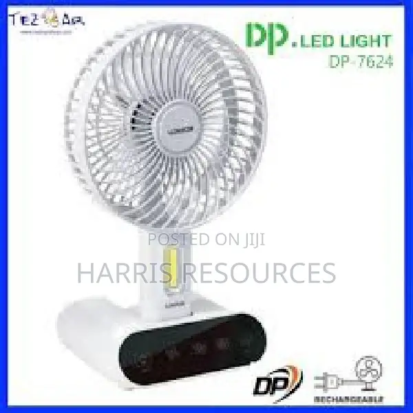 Dp Rechargeable Smart Touch Fan 7624 -3000mah