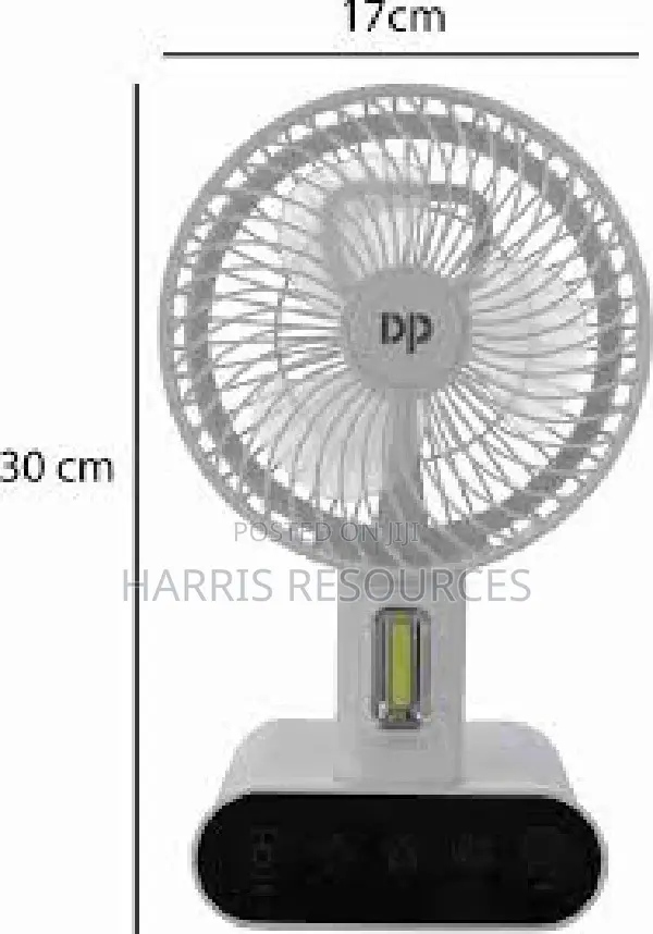 Dp Rechargeable Smart Touch Fan 7624 -3000mah