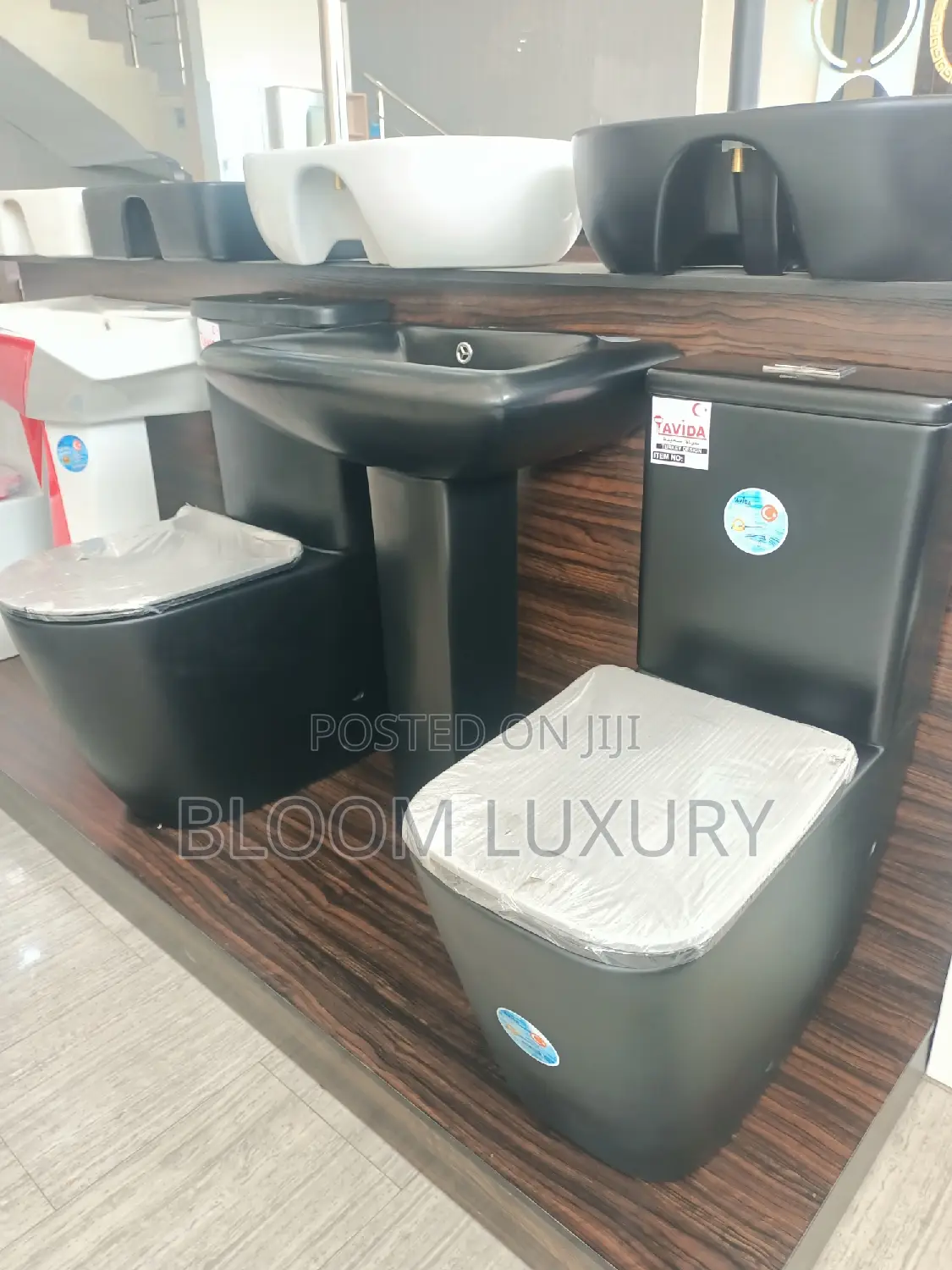 Matt Black Water Closet 