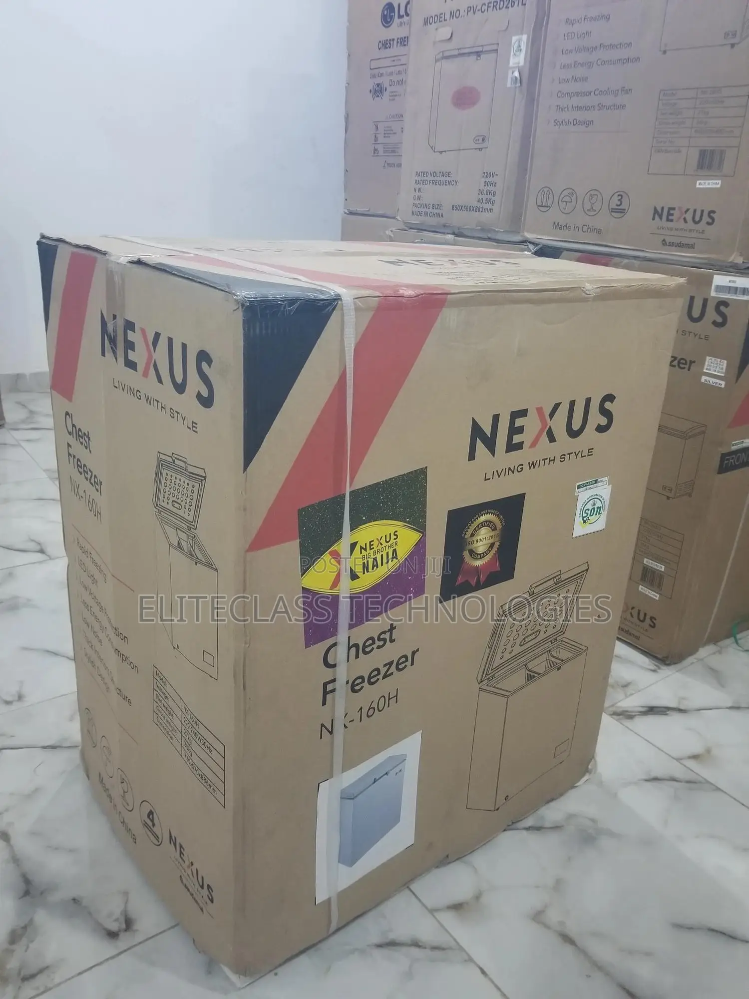 User - Friendly NX-160H Nexus Chest Freezer 150L.
