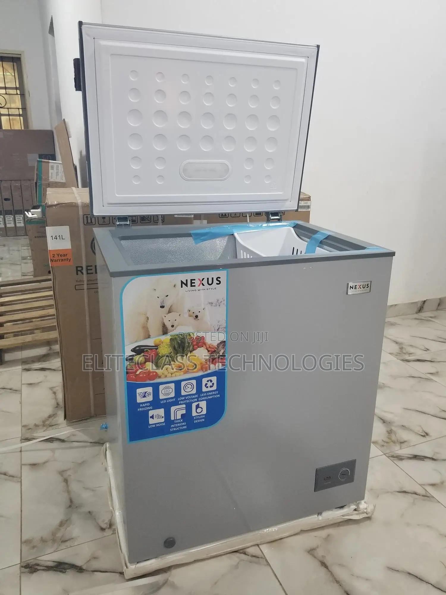 User - Friendly NX-160H Nexus Chest Freezer 150L.