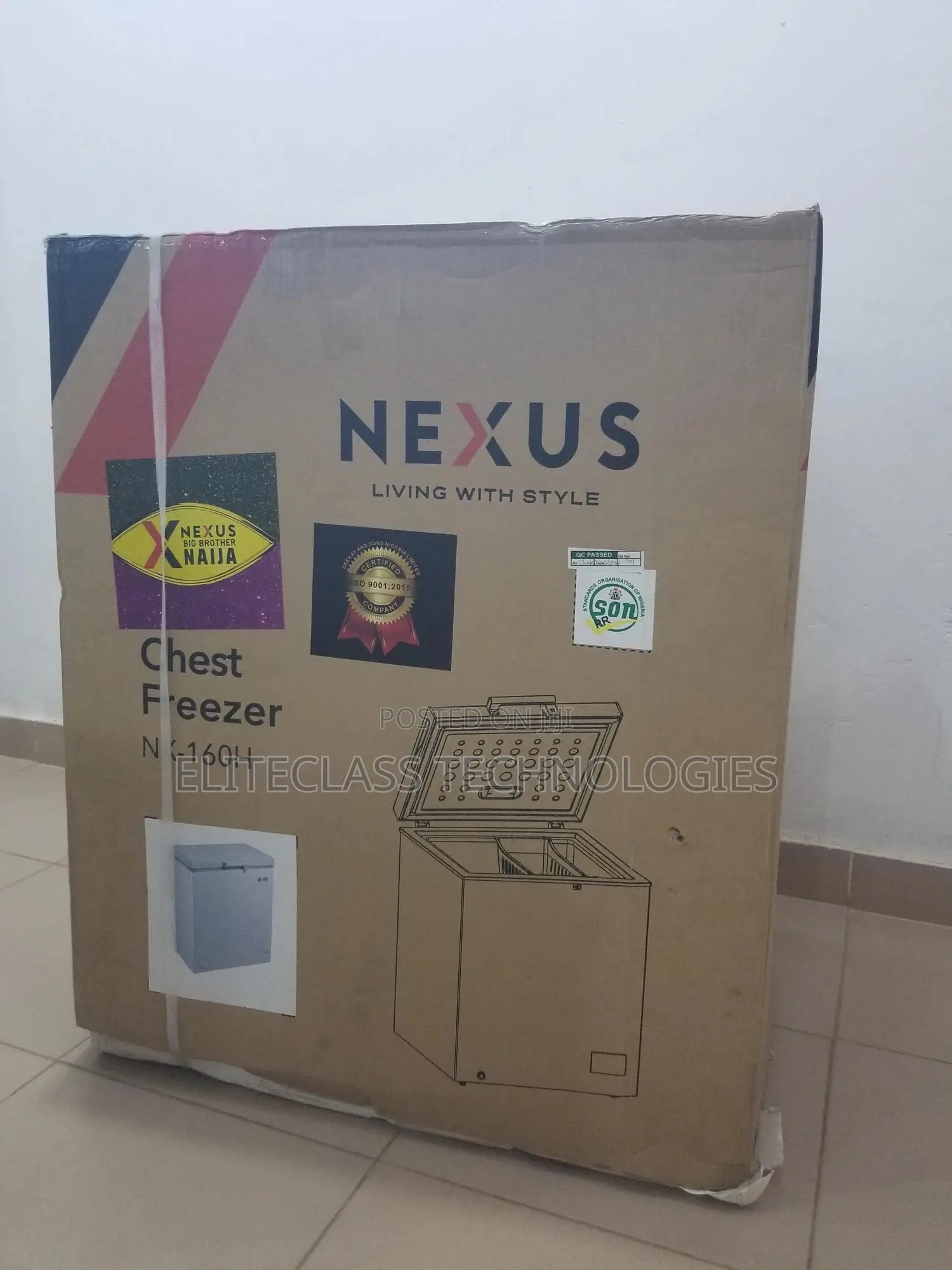 Sound Nexus Chest Freezer NX-160H.