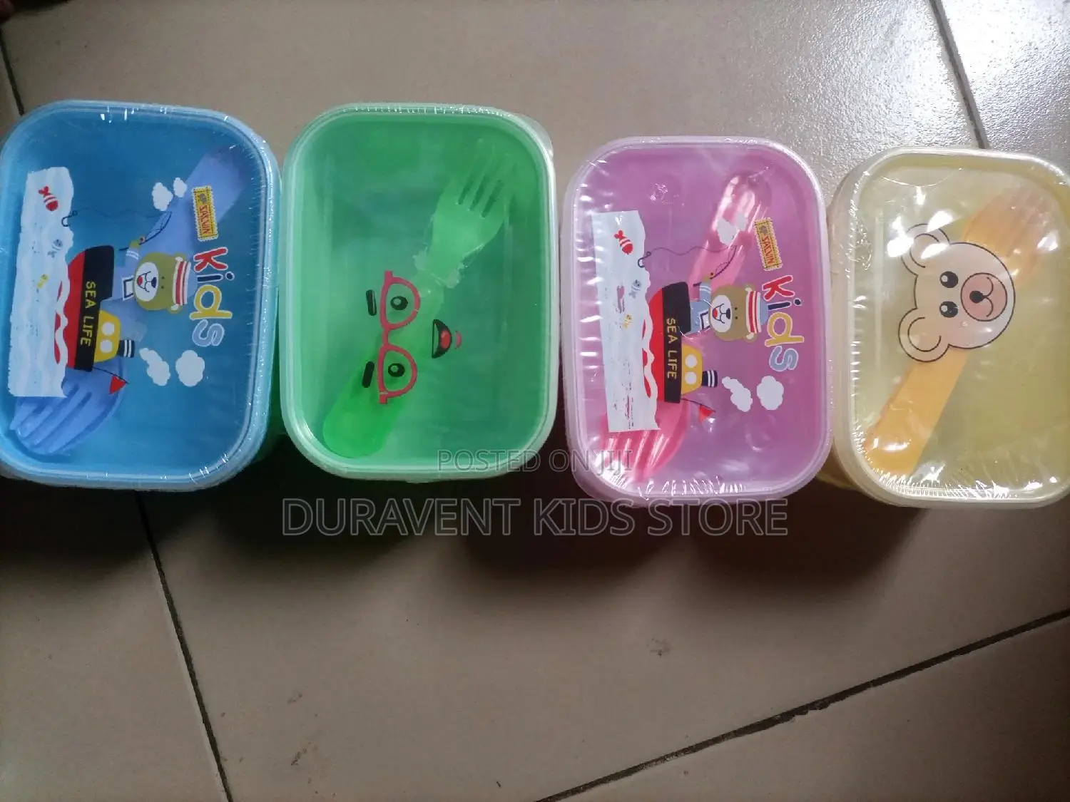 Plate, Spoon And Fork As Kids Party Sourvenirs Fillers/Dozen
