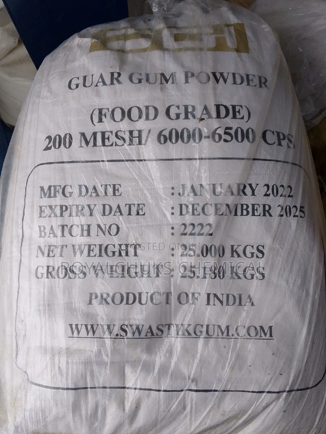 Guar Gum Powder, Food Grade Thickener