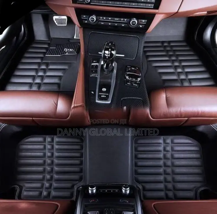 Toyota Corolla 2003-2006 3d Black Leather Foot Mat