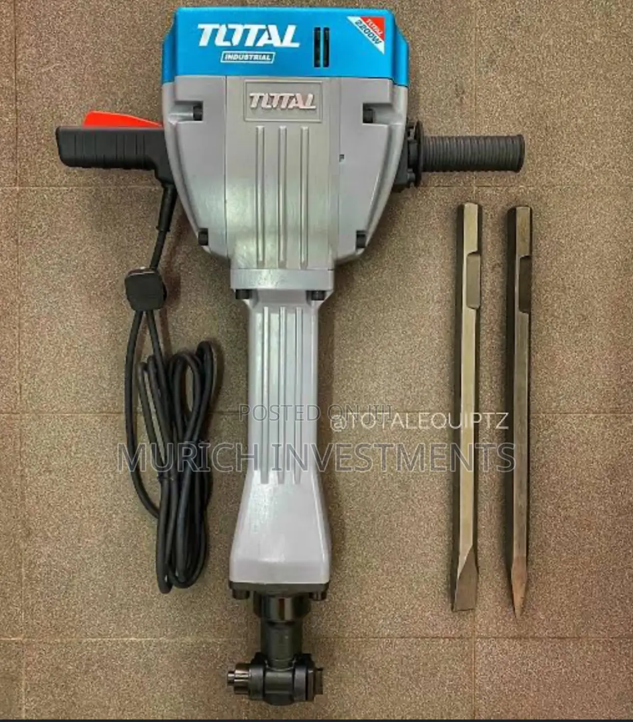 TOTAL Demolition Breaker 2200W TH220502 Industrial