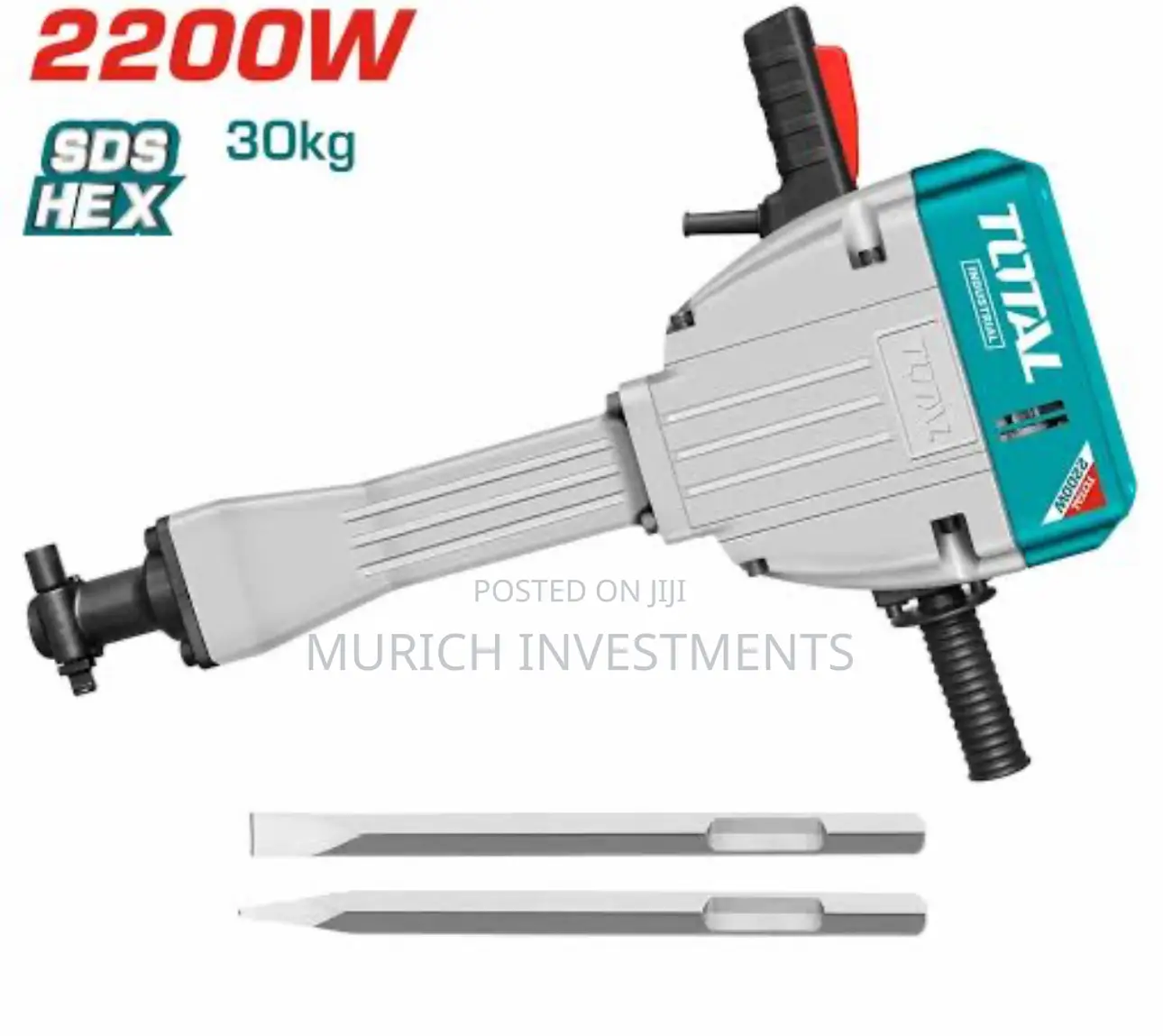 TOTAL Demolition Breaker 2200W TH220502 Industrial