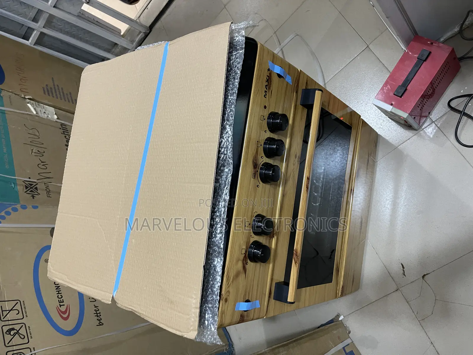 Brand New Maxi 60/60 3by 1 3gass 1 Electric Oven Standing