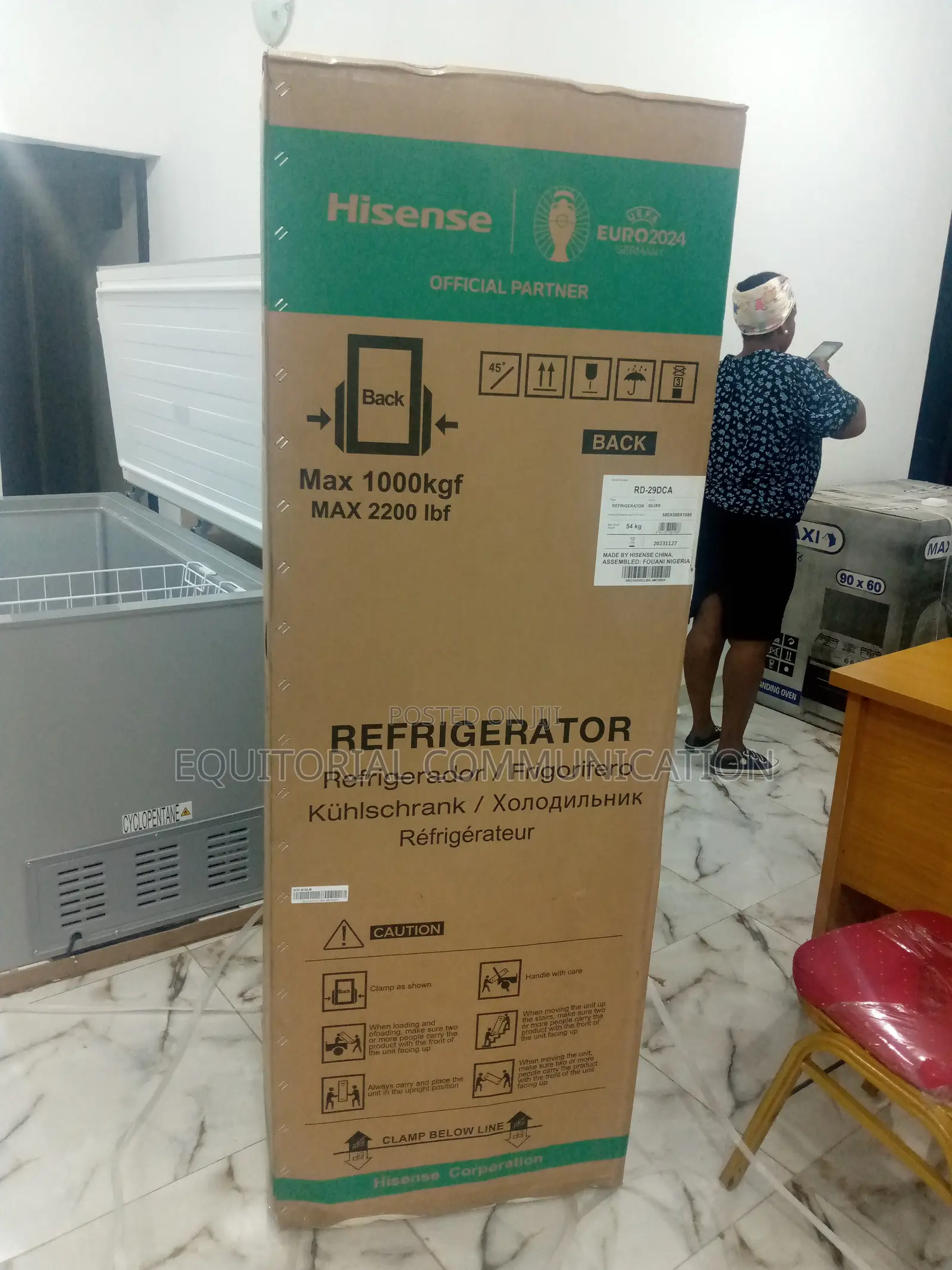 Protabilty Hisense Double Door Refrigerator