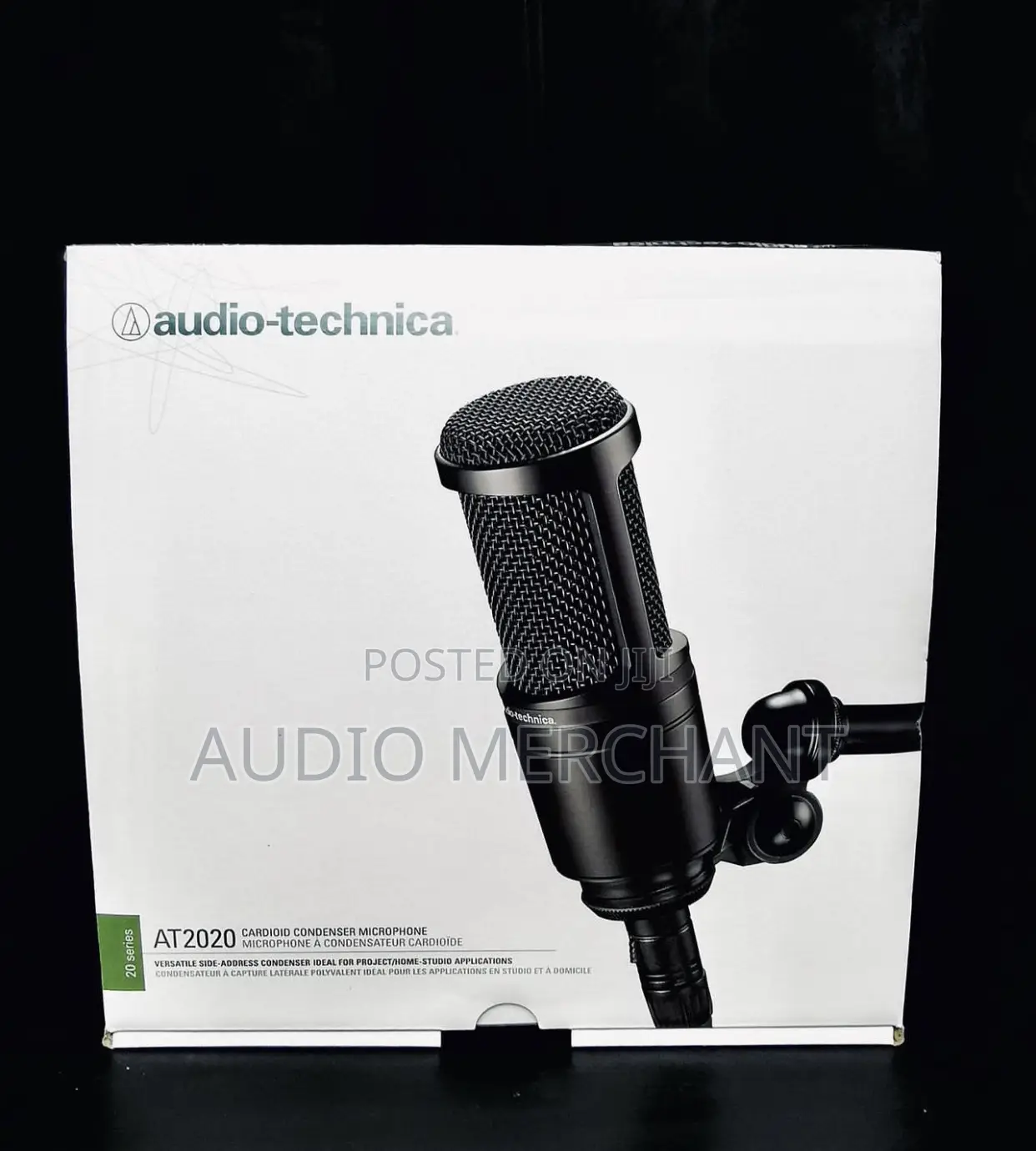 Audio-Technica AT2020 Cardioid Condenser Studio Microphone