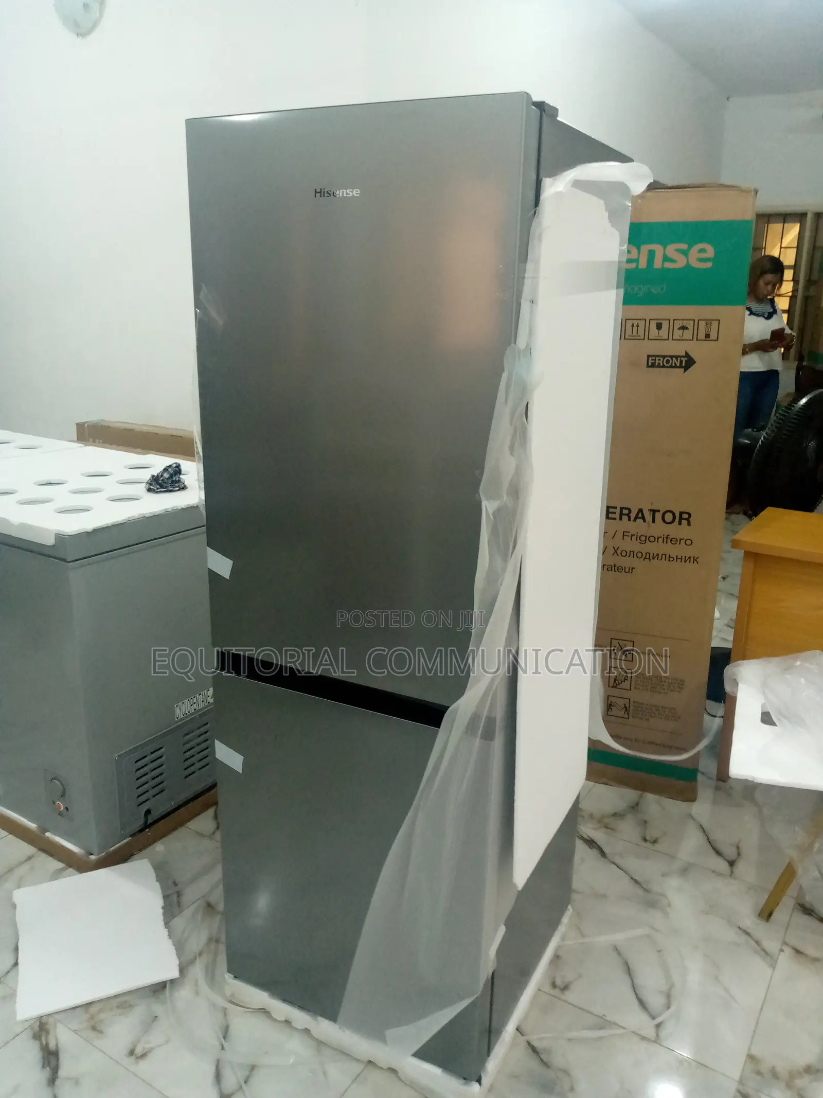 Best Hisense Double Door Refrigerator (Silver)