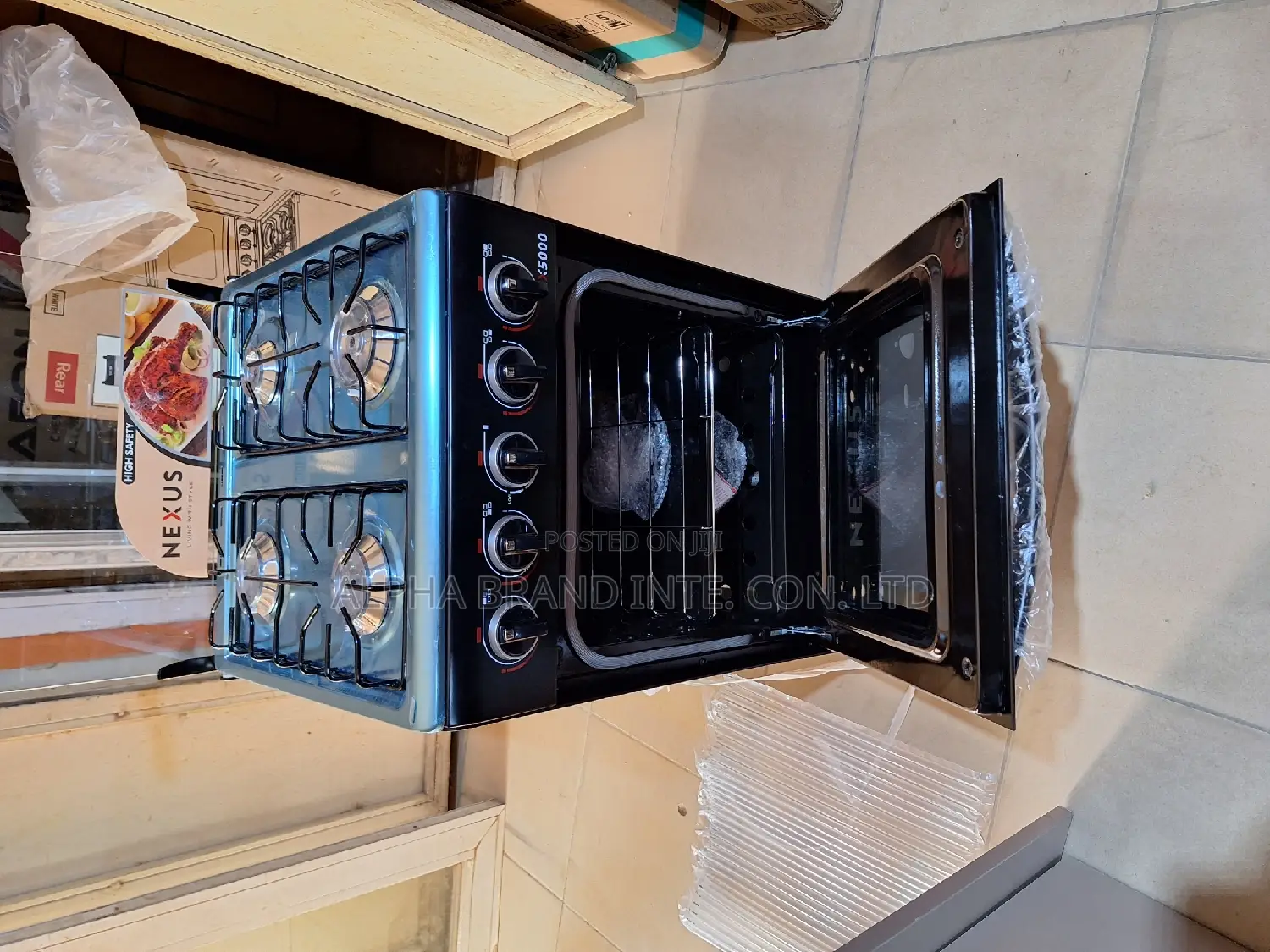 Nx 5055B 4+0 Nexus Gas Cooker