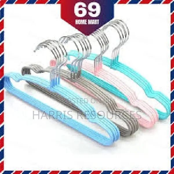 Galvanised Long Lasting Steel Clothes Hangers - 10pcs