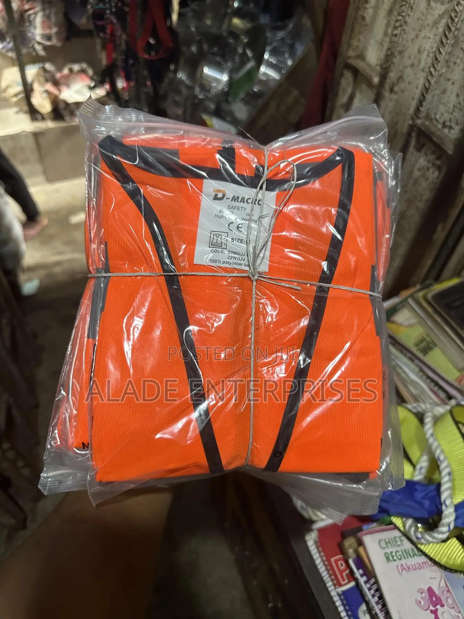 High Visibility Safety Vest Orange