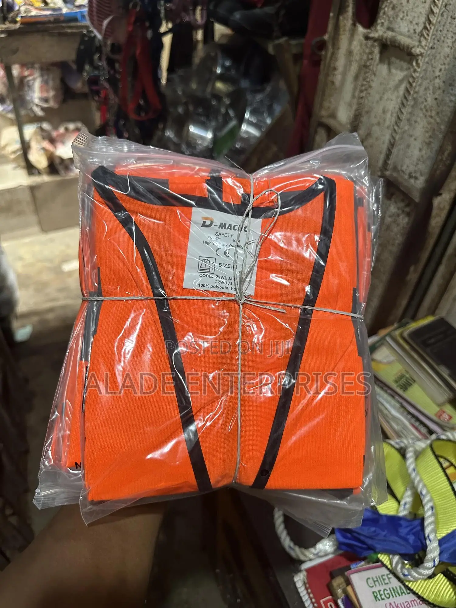 High Visibility Safety Vest Orange