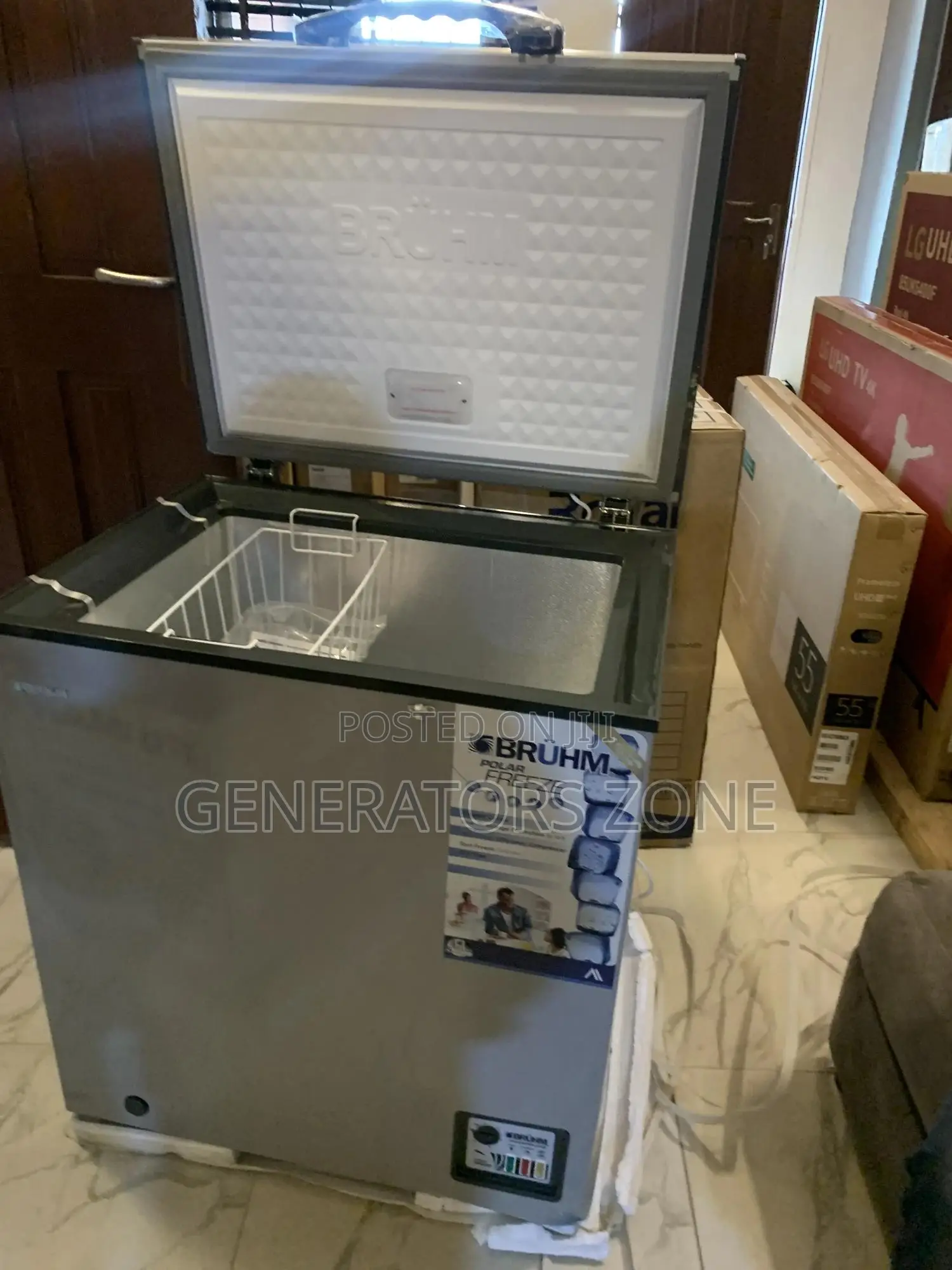 Bruhm 160l Single Door Chest Freezer| BCS-160mr