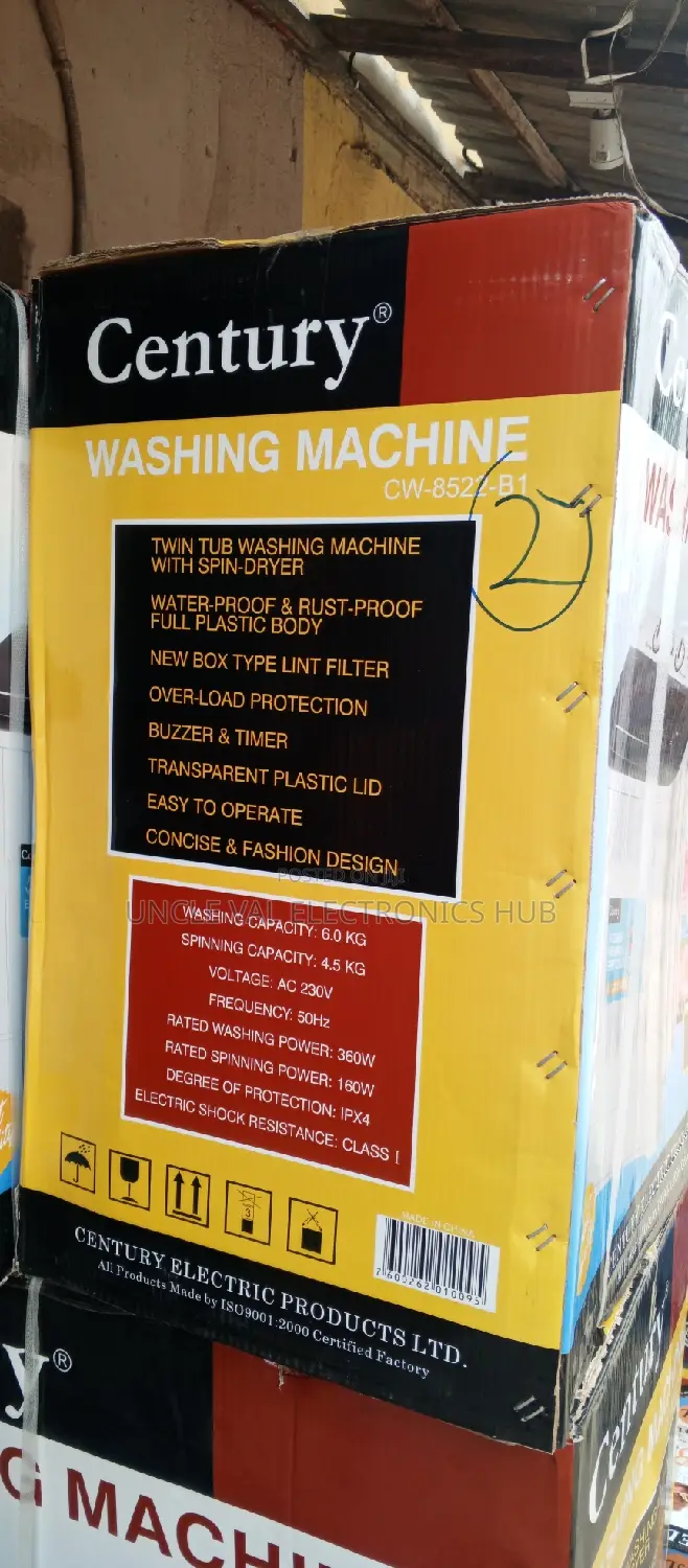 Century 6kg Twin Tub Washing Machine