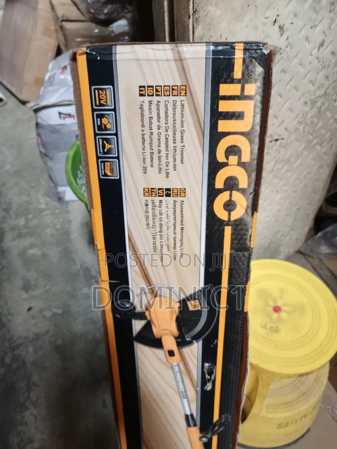 Ingco Cordless Brush Cutter 20v