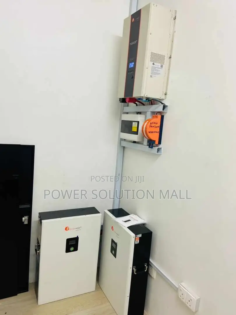 7.5kva Inverter With 2 X 5kwh Lithium Ion Battery