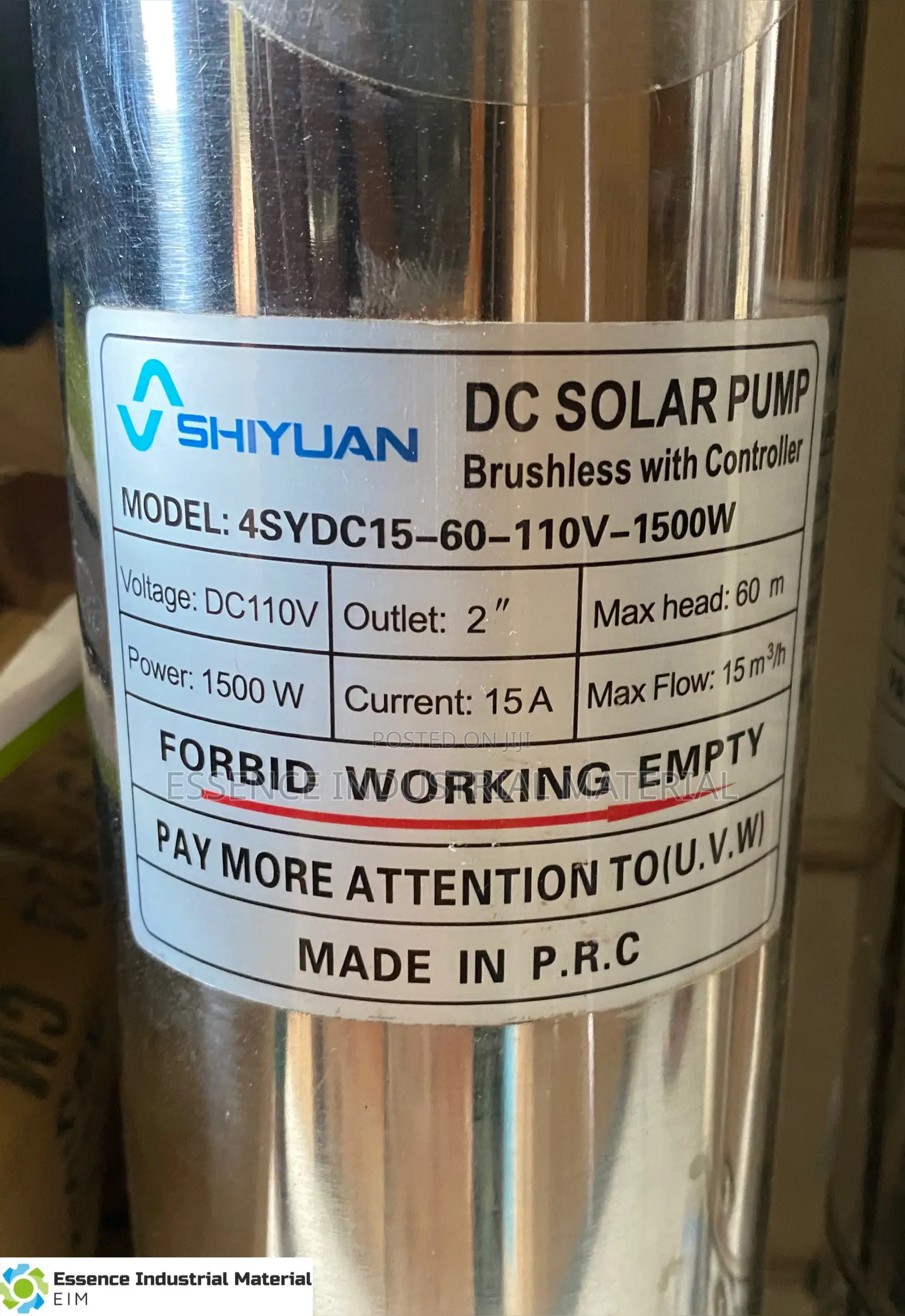 2hp DC Solar Submersible Pump