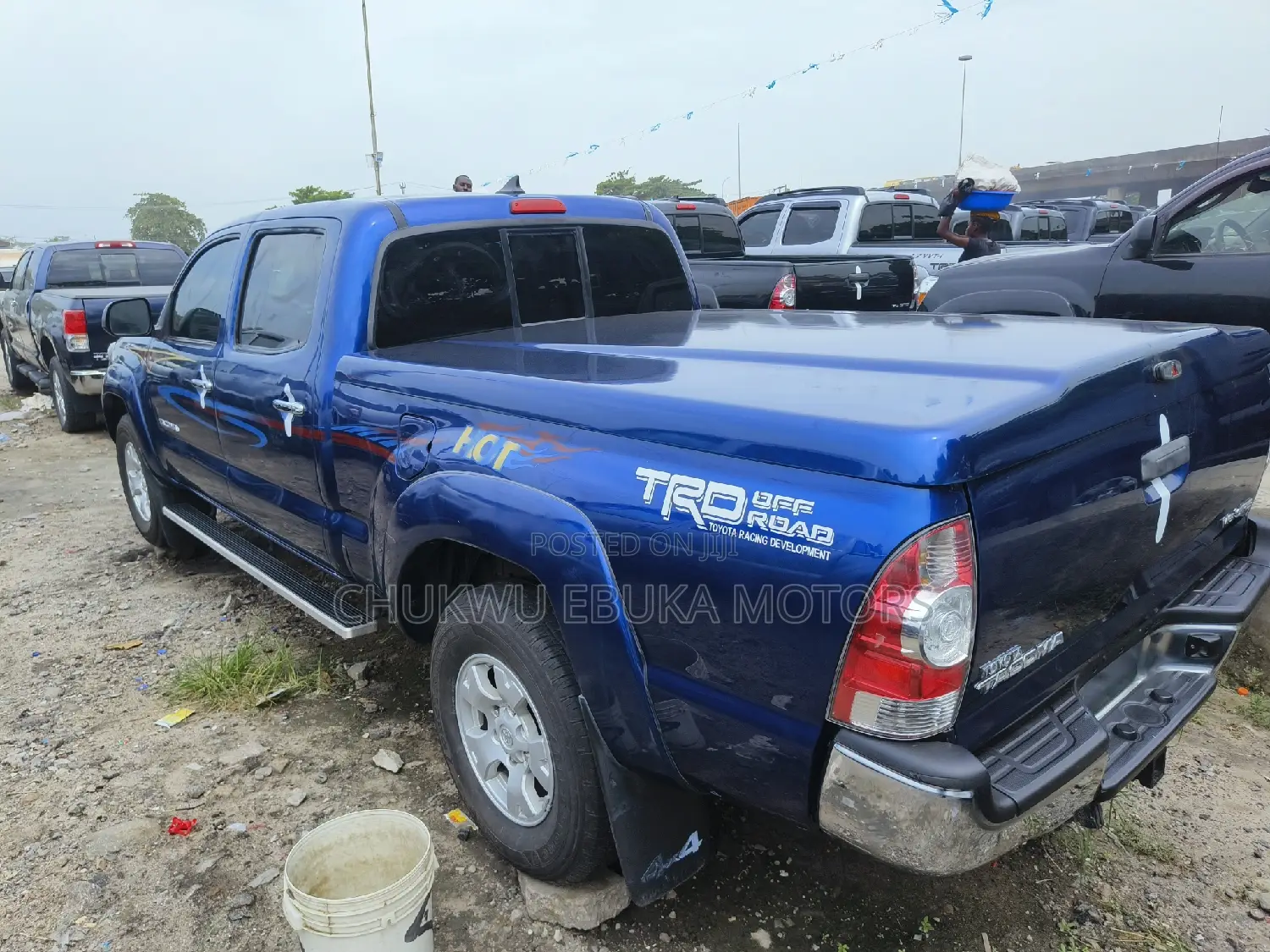 Toyota Tacoma V6 4dr Double Cab 4WD 5.0 ft. SB (4.0L 6cyl 5A) 2015 Blue