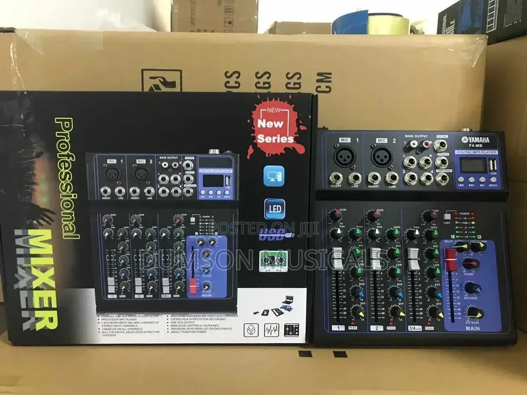4 Channels Yamaha Mixer