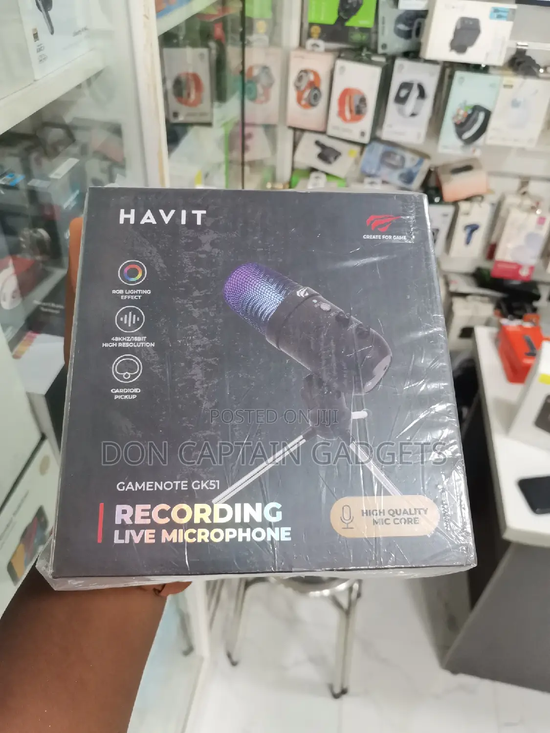 Havit Gamenote Gk51 Recording Live Microphone Podcast