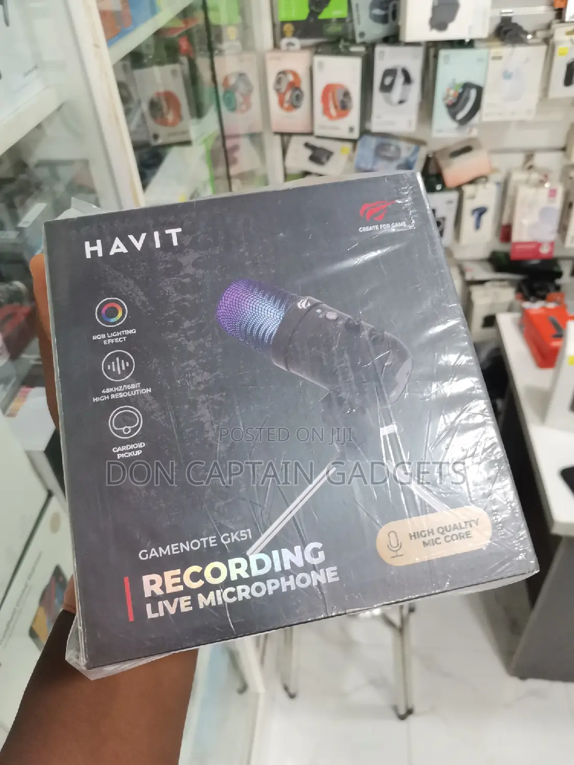 Havit Gamenote Gk51 Recording Live Microphone Podcast