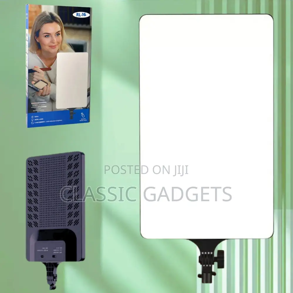 Led Rectangular Lamp Rl-16 With Remote Control and Tripod