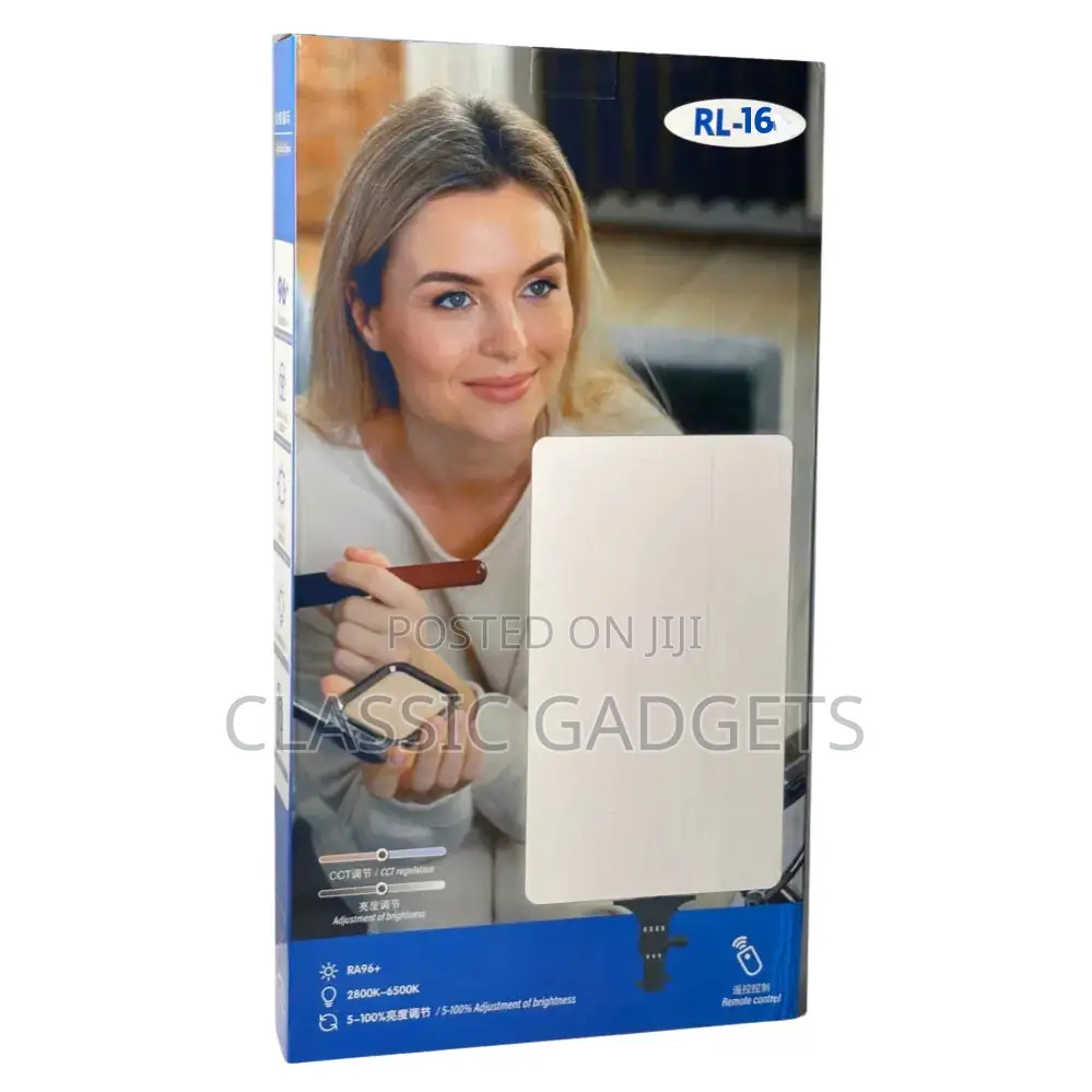 Led Rectangular Lamp Rl-16 With Remote Control and Tripod