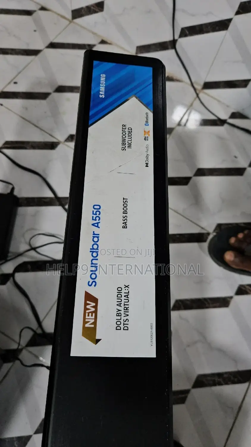 3D Samsung Soundbar H550 410w Subwoofer Dolby Digital 5.1 Ch
